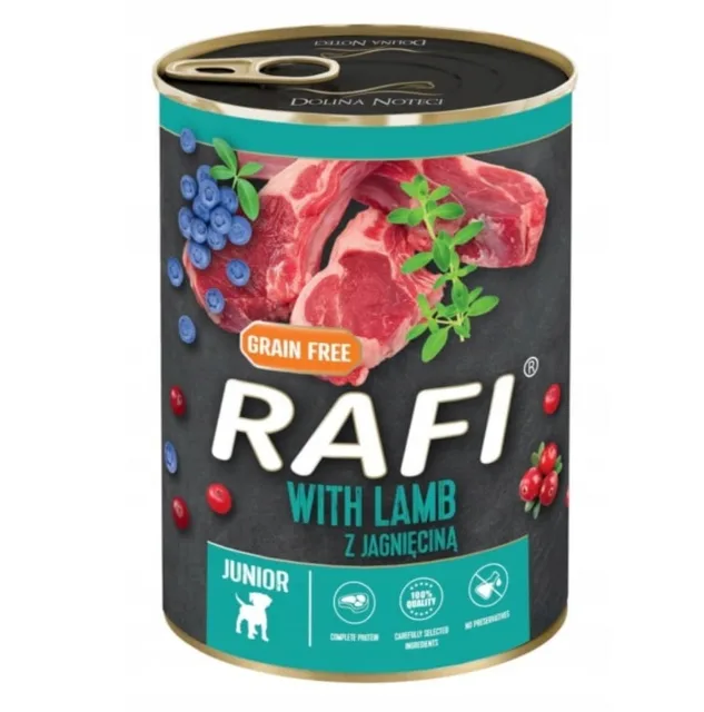DOLINA NOTECI RAFI Junior Lamb 400g jehněčí konzerva pro štěňata