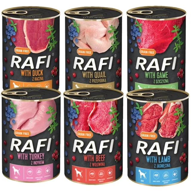 DOLINA NOTECI RAFI Mix příchutí 24x400 g