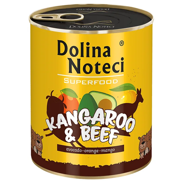 Dolina Noteci Superfood 6 x 800 g - klokaní a hovězí