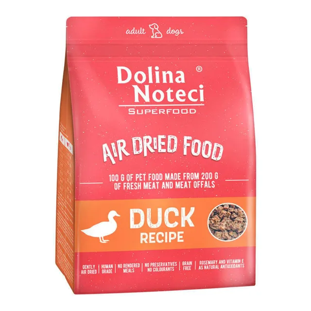 DOLINA NOTECI Superfood Suché krmivo pro psy kachna 1 kg