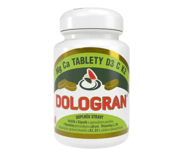 Dologran Mg Ca D3 C K2 90 g 60 tablet