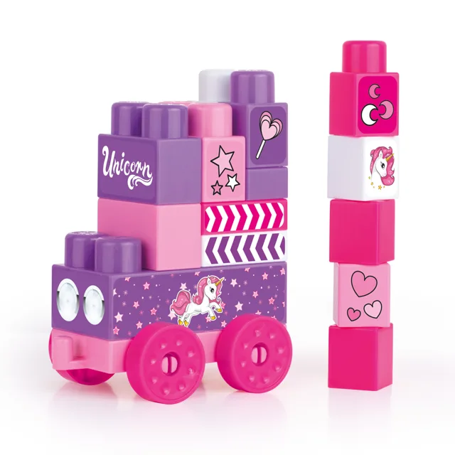 Dolu Unicorn Maxi kostky v tašce se zipem, 20ks