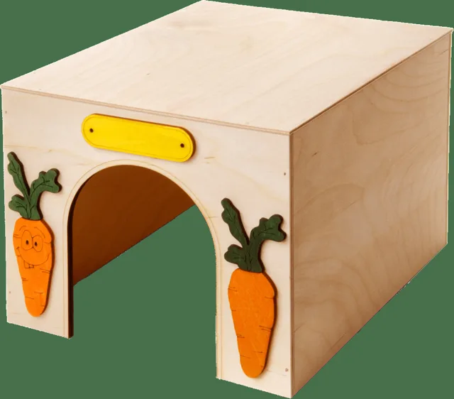Domek JK pro králíky kvádr 28x23x19cm