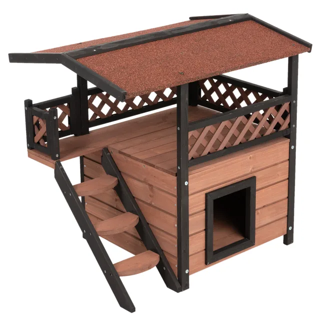 Domek pro kočky Maisonette - D 77 x Š 56,4 x V 72,4 cm