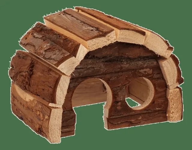 Domek Small Animals Hobit dřevěný 15cm