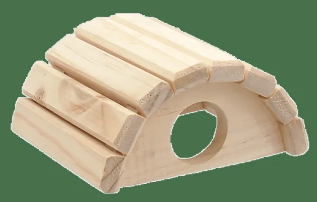 Domek Small Animals půlkruh dřevěný 15cm