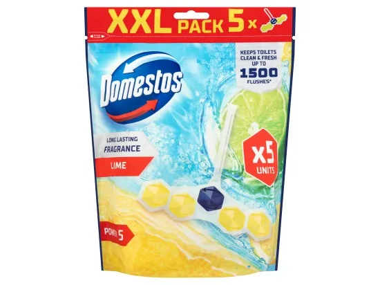 Domestos Power 5 Lime WC bloky 5 x 50 g