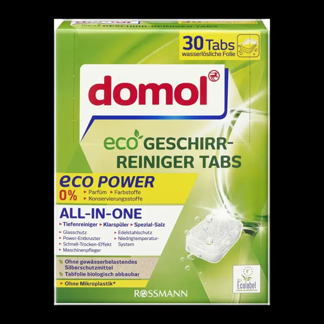 Domol Ekologické tablety do myčky All in One  30 ks