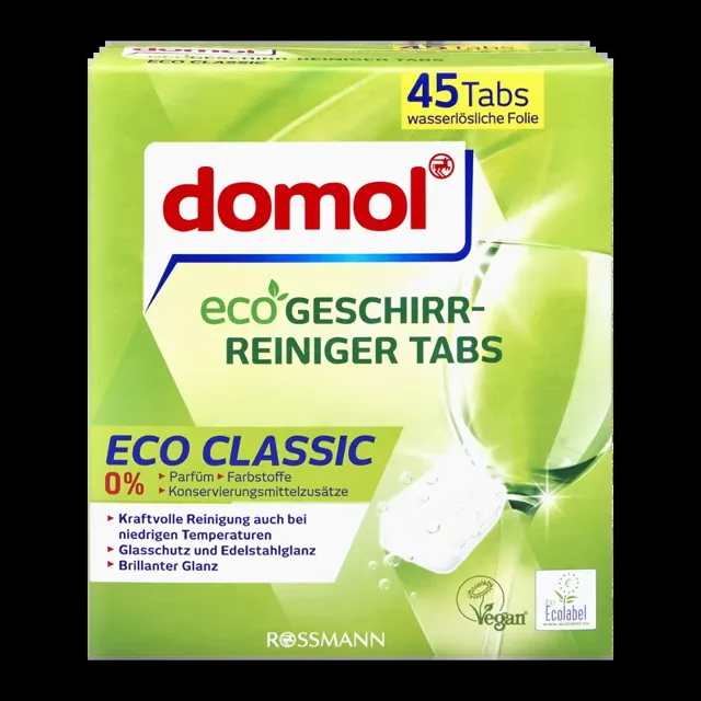 Domol Ekologické tablety do myčky Classic 45 ks