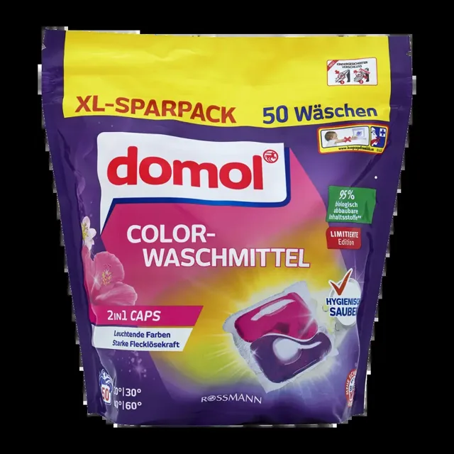 Domol Kapsle na praní 2v1 Color 50 ks