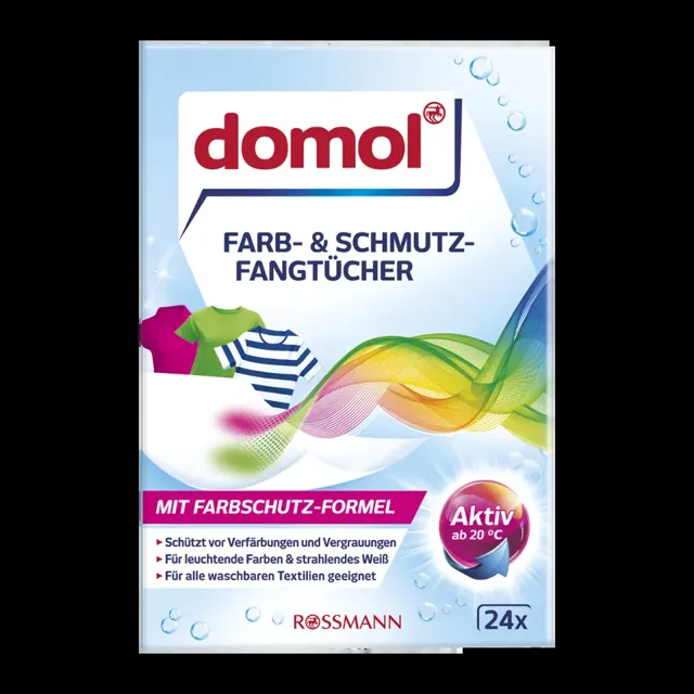 Domol Prací ubrousky proti obarvení prádla Protect Color 24 ks