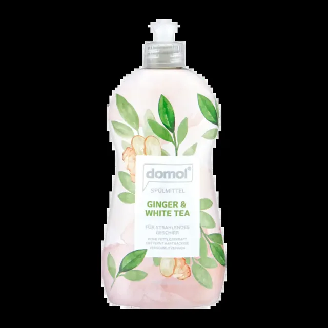Domol Prostředek na mytí nádobí Zázvor a bílý čaj 500 ml