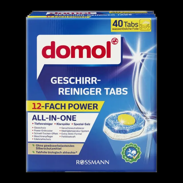 Domol Tablety do myčky All in One  40 ks