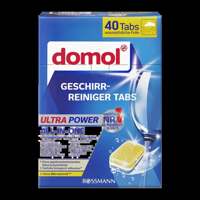 Domol Tablety do myčky All in One Ultra Power 40 ks
