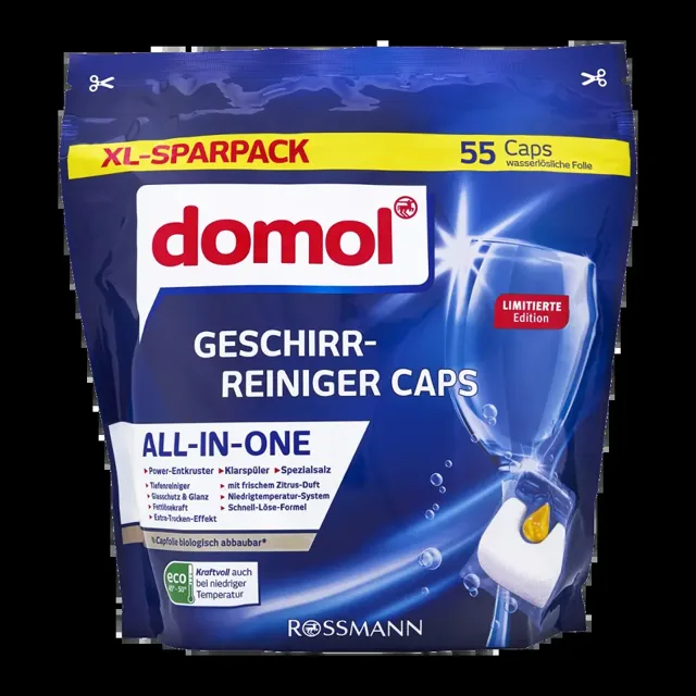 Domol Tablety do myčky All in One XL 55 ks