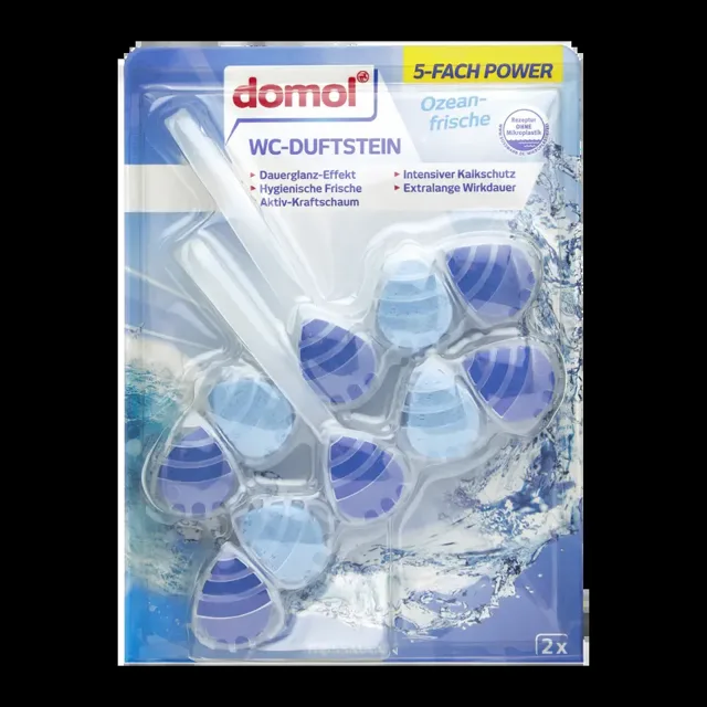 Domol WC blok 5v1 Ocean 2x 55 g 110 g