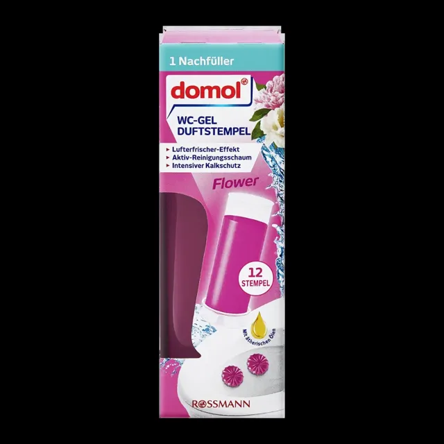 Domol WC gel Flower náhradní náplň 75 ml