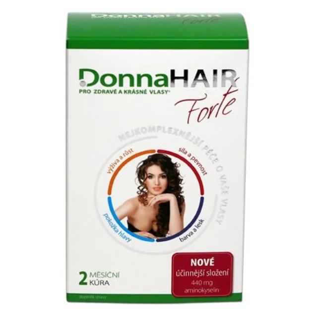 DONNA HAIR Forte 2 měsíční kúra 60 tobolek