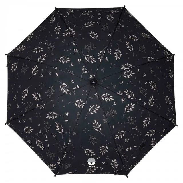 Dooky slunečník na kočárek Romantic Leaves Black
