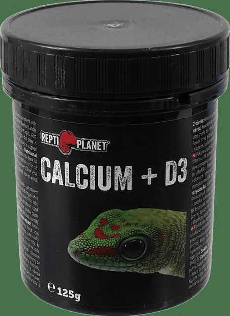 Doplňkové krmivo Repti Planet Calcium + D3 125g