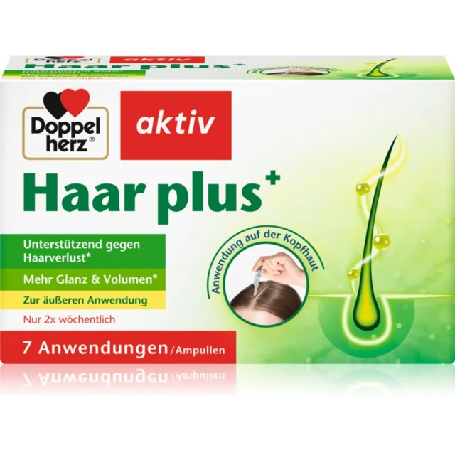 Doppelherz Haar plus+ ampulky pro zdravé a krásné vlasy 90 g