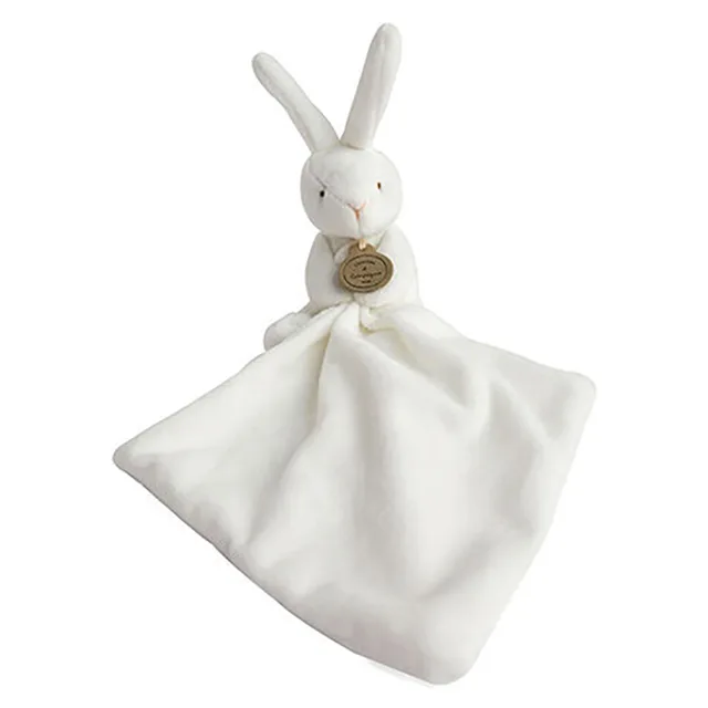 DOUDOU Dárková sada králíček s muchláčkem 10 cm