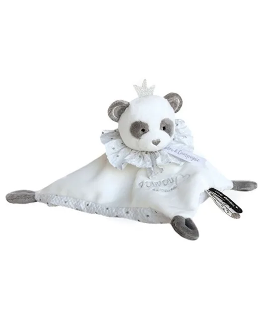 Doudou et Compagnie Paris Dárková sada - plyšový muchláček panda 20 cm
