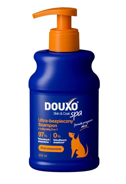 DOUXO Skin &amp; Coat 2in1 Conditioning Shampoo 250 ml šampon s kondicionérem 2v1 pro psy