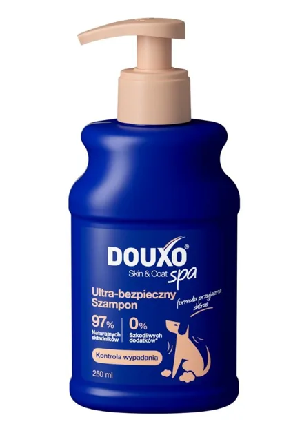 DOUXO Skin &amp; Coat Spa Shed Control Shampoo 250ml šampon pro psy proti vypadávání srsti