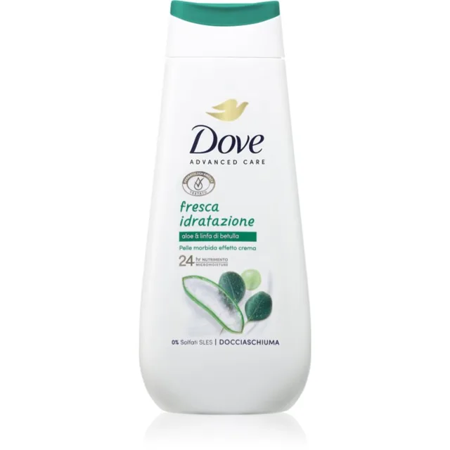 Dove Advanced Care Fresh Hydration sprchový gel 225 ml