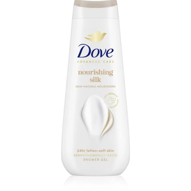 Dove Advanced Care Nourishing Silk hydratační sprchový gel 600 ml