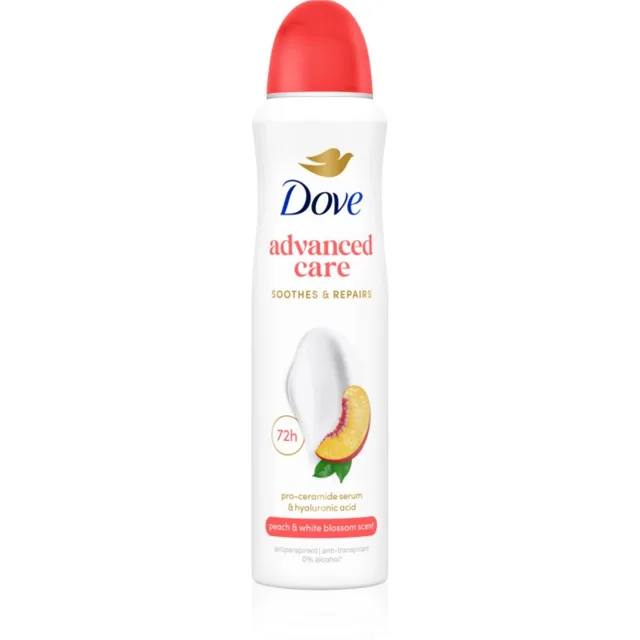 Dove Advanced Care Peach & White Blossom antiperspirant sprej 150 ml