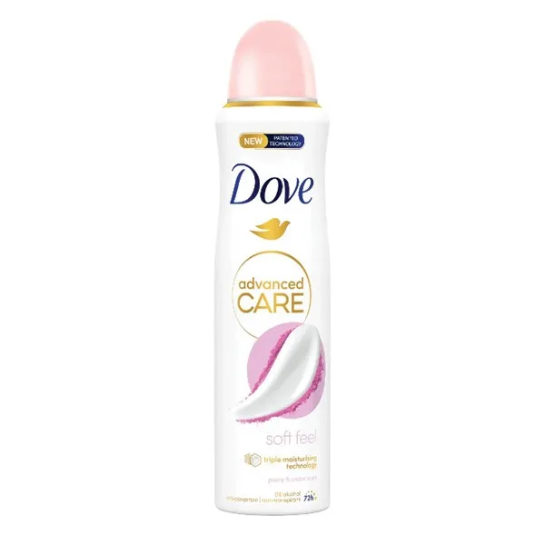 Dove Antiperspirant ve spreji Advanced Care Soft Feel (Anti-Perspirant) 150 ml