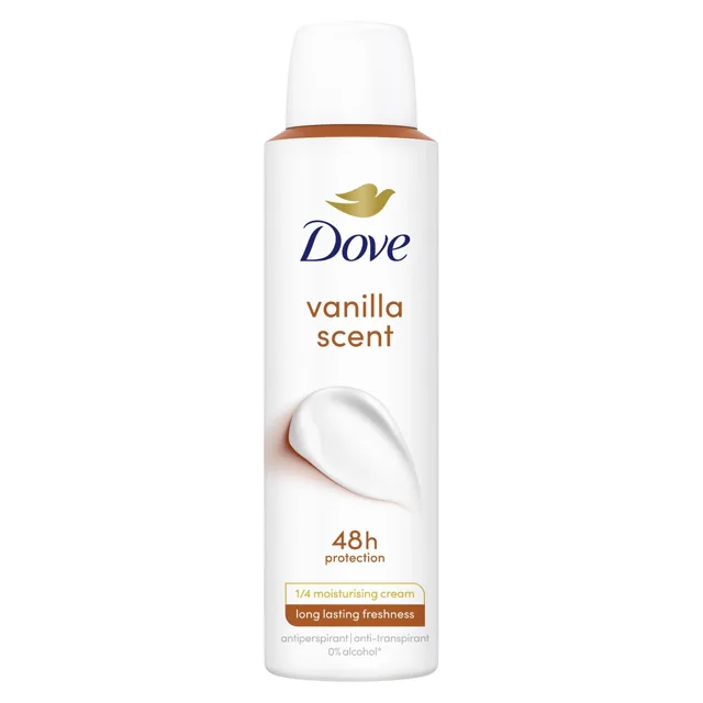 Dove Antiperspirant ve spreji Vanilla Scent 150 ml