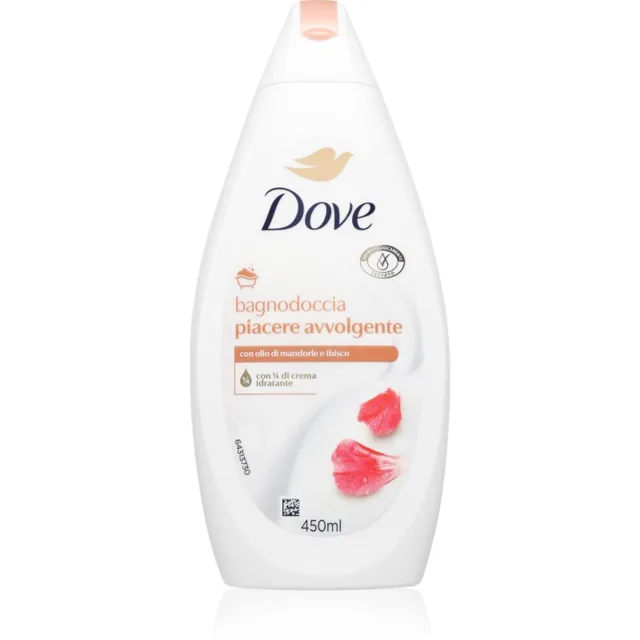 Dove Bath & Shower Gel Enveloping Pleasure sprchový a koupelový gel 450 ml