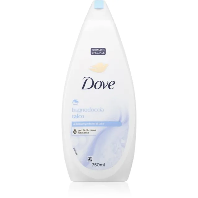Dove Bath & Shower Gel Talco sprchový a koupelový gel pro ženy 750 ml