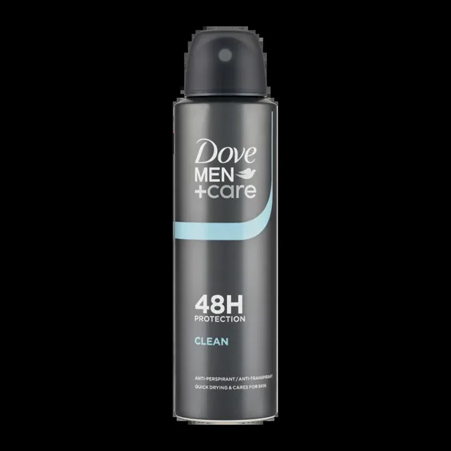 Dove Men Antiperspirant sprej pro muže Men+Care Clean 150 ml