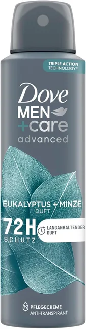 Dove Men+Care Advanced deodorant ve spreji s eukalyptem a mátou 150 ml