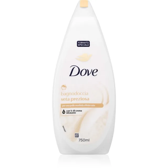Dove Precious Silk Shower Gel sprchový gel pro jemnou a hladkou pokožku 750 ml