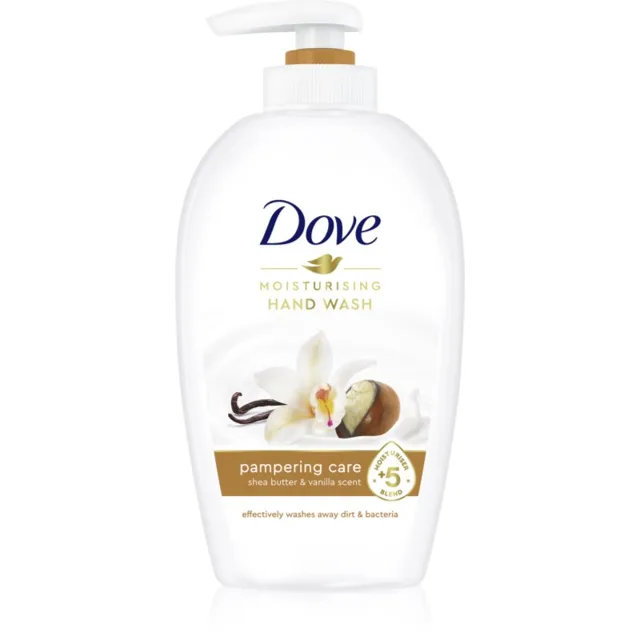 Dove Purely Pampering Shea Butter tekuté mýdlo s pumpičkou bambucké máslo a vanilka 250 ml