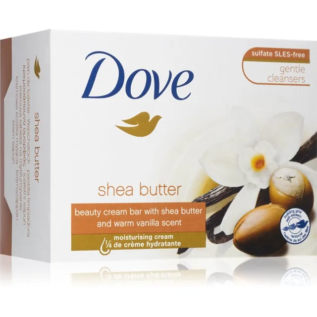 Dove Purely Pampering Shea Butter & Vanilla krémová tableta na mytí 90 g