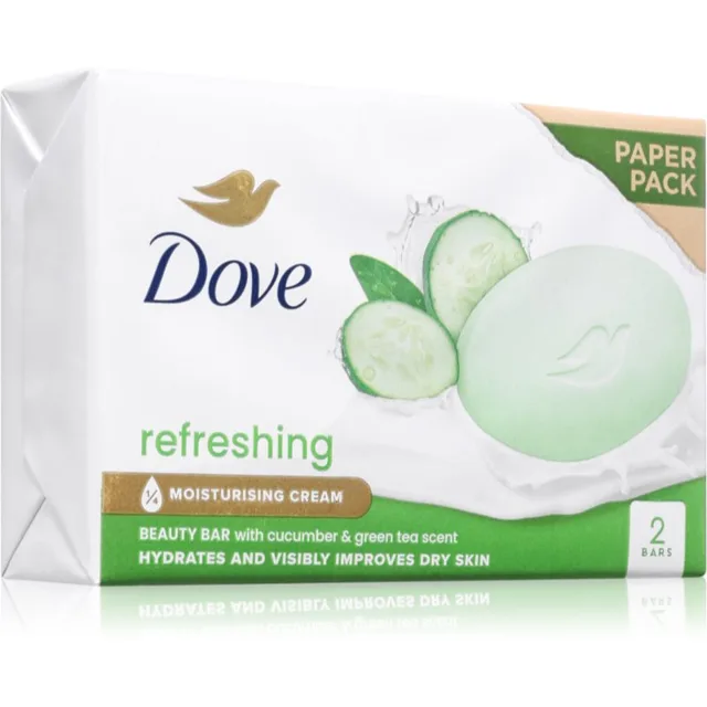 Dove Refreshing tuhé mýdlo 2x90 g