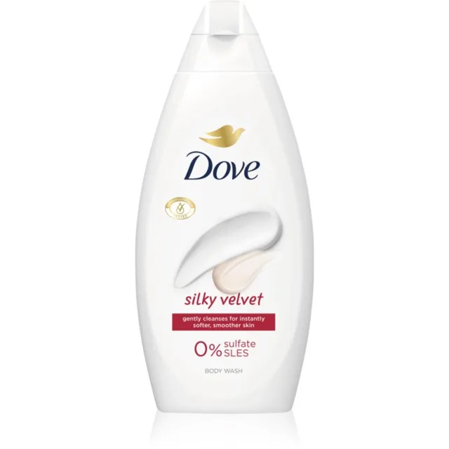 Dove Silky Velvet vyživující sprchový gel 450 ml