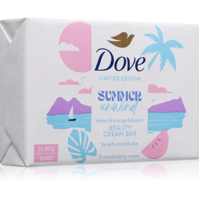 Dove Summer Unwind krémová tableta na mytí 2x90 g