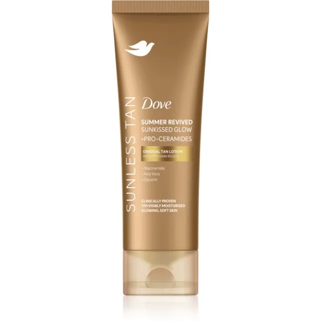 Dove Sunless Tan samoopalovací mléko odstín Dark 200 ml