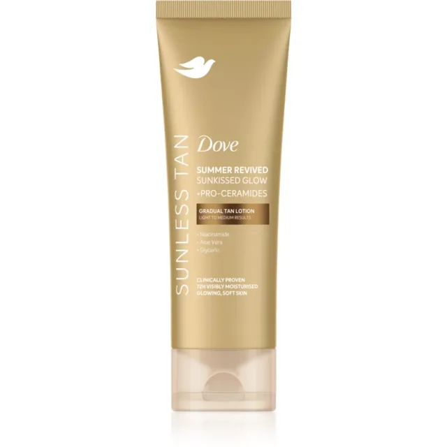 Dove Sunless Tan samoopalovací mléko odstín Fair 200 ml