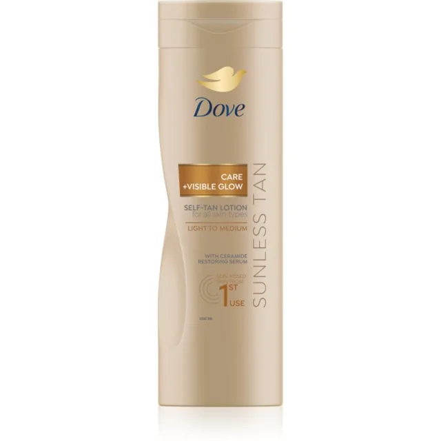 Dove Sunless Tan samoopalovací mléko odstín Fair 400 ml