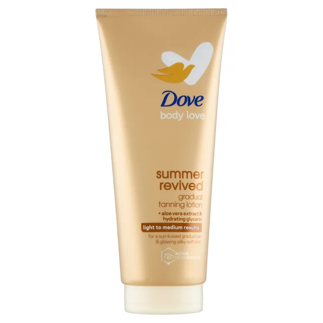Dove Tónovací tělové mléko Summer Revived Fair to Medium (Tanning Lotion) 200 ml