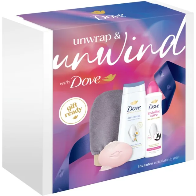 Dove Unwrap & Unwind Unwrap & Refresh dárková sada pro ženy