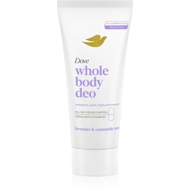 Dove Whole Body Deo Lavender & Chamomile krémový deodorant na tělo 75 ml